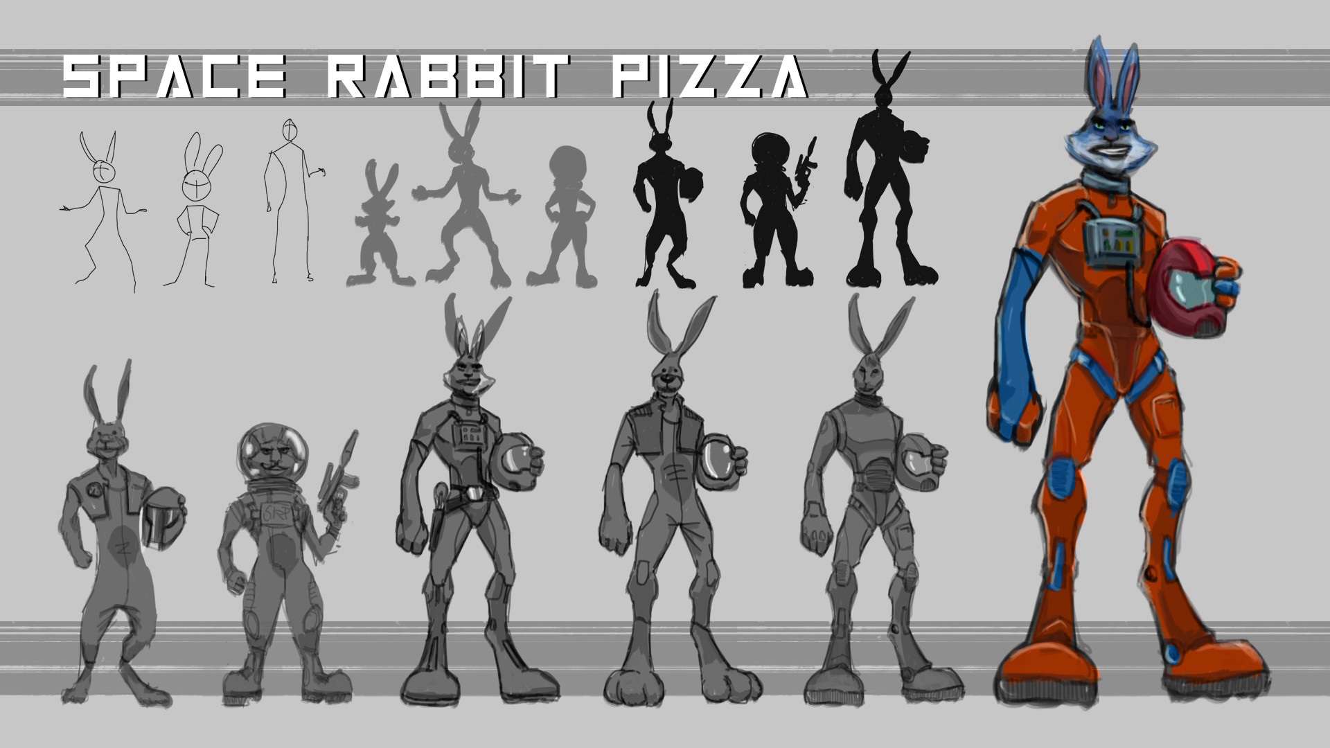 ArtStation - Space Rabbit Pizza