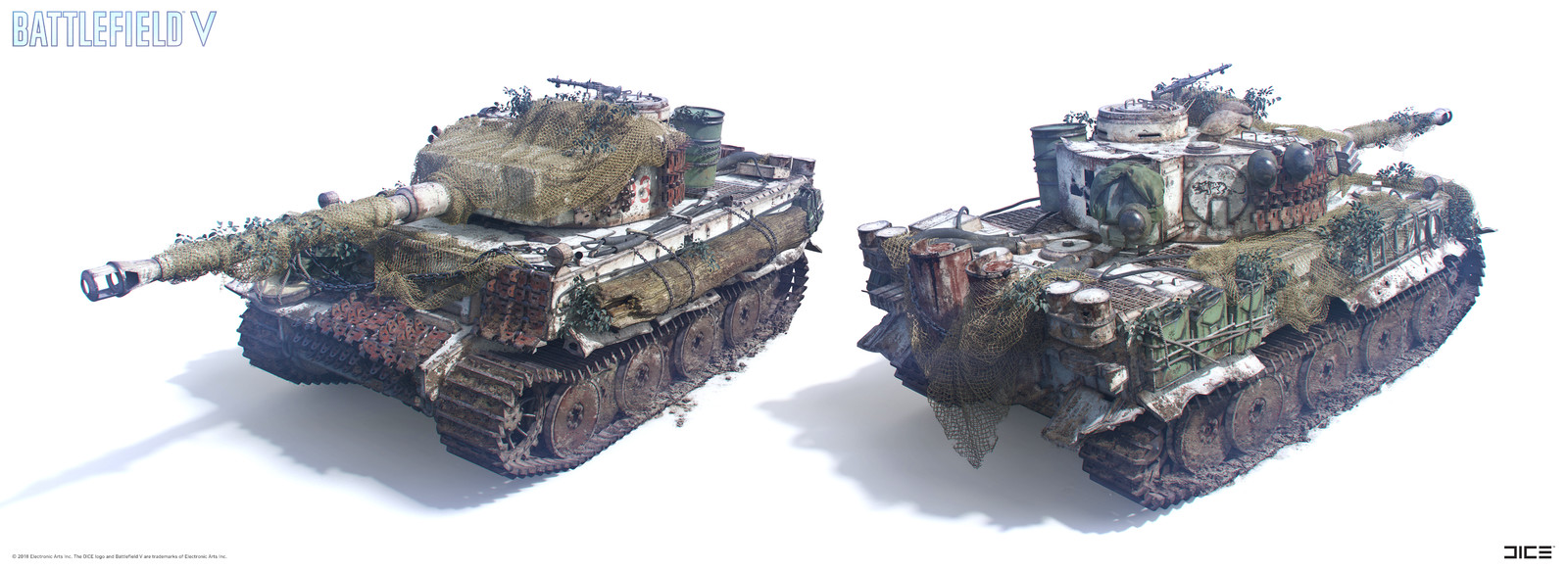 "Battlefield V" - The Last Tiger - Final Vehicle concept art