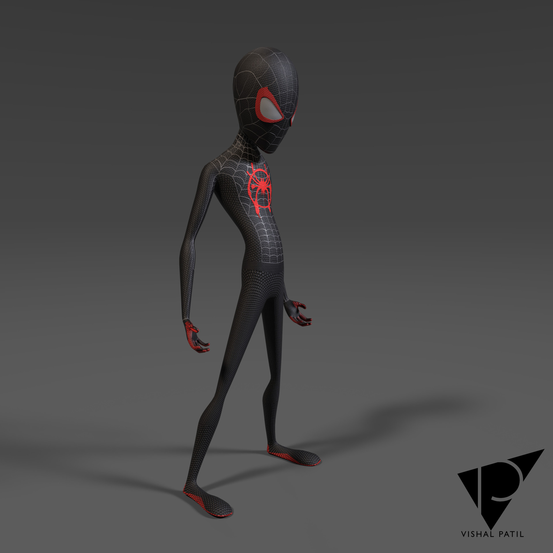Artstation Spider Man Into The Spider Verse Miles Morales