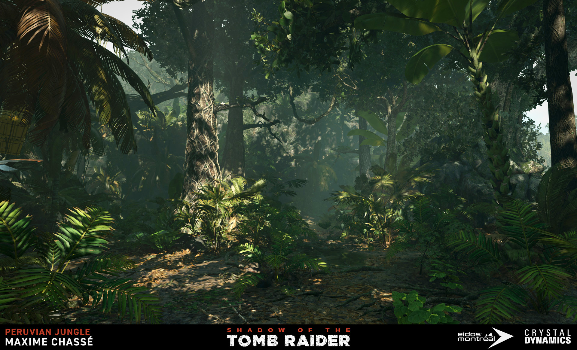 Maxime Chassé Shadow of the Tomb Raider Peruvian jungle
