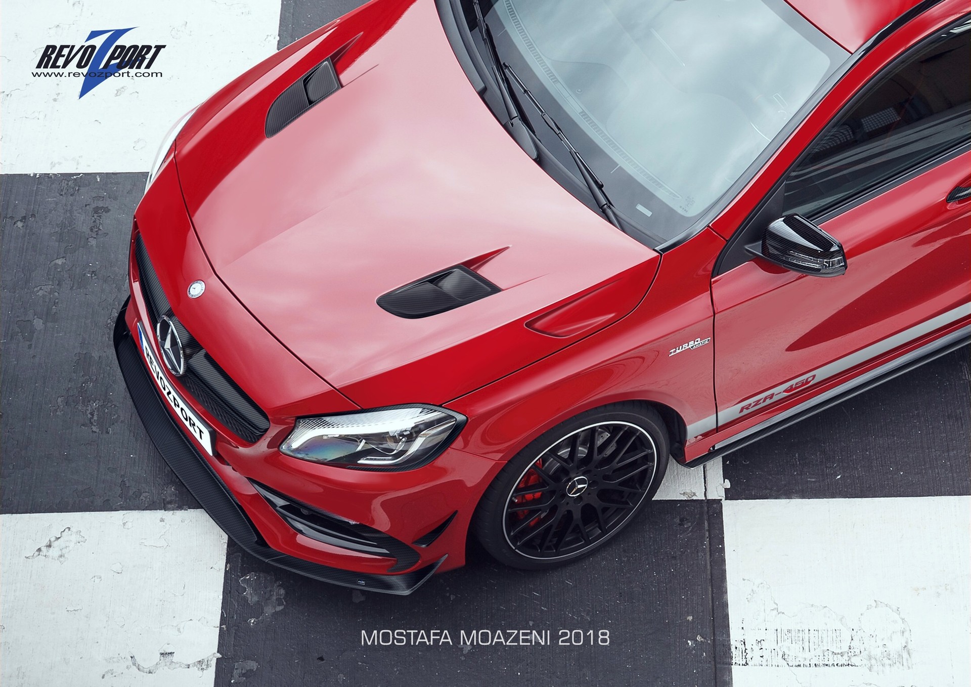 ArtStation - Revozport Mercedes Benz A45 AMG 2018 Soft body kit