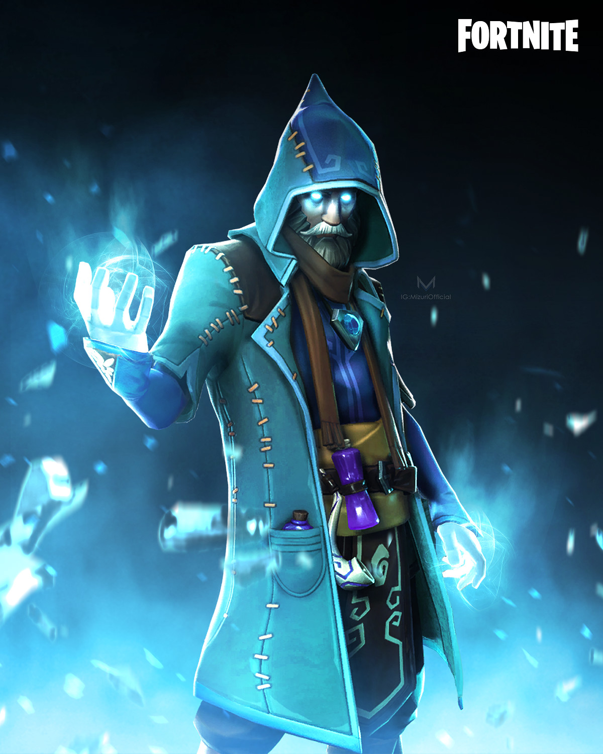 Artstation Fortnite Elemental Wizards Mizuri Official - scroll to see more