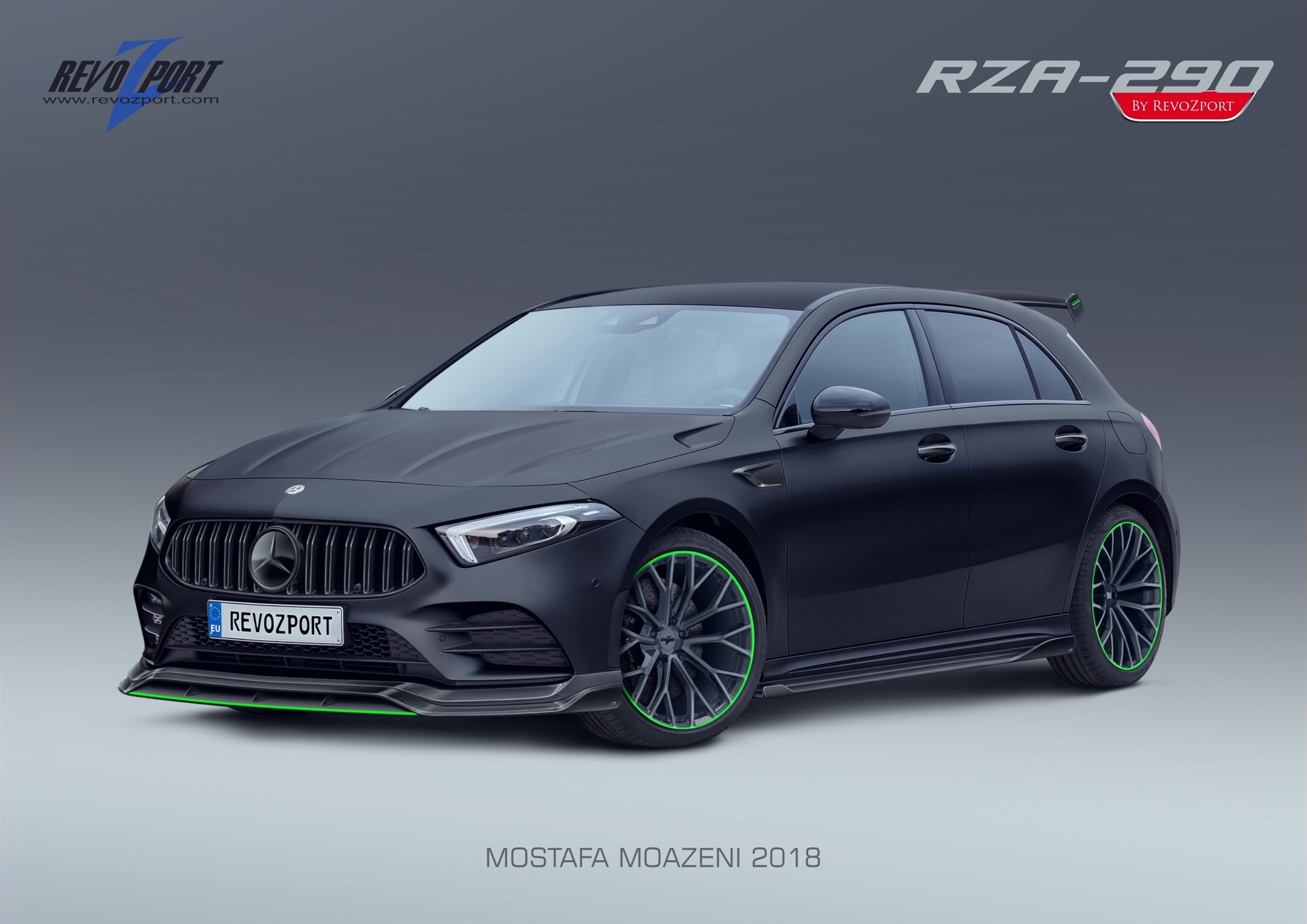 Mostafa Moazeni Design Revozport Mercedes Benz A250 Amg Line 2018 Body Kit