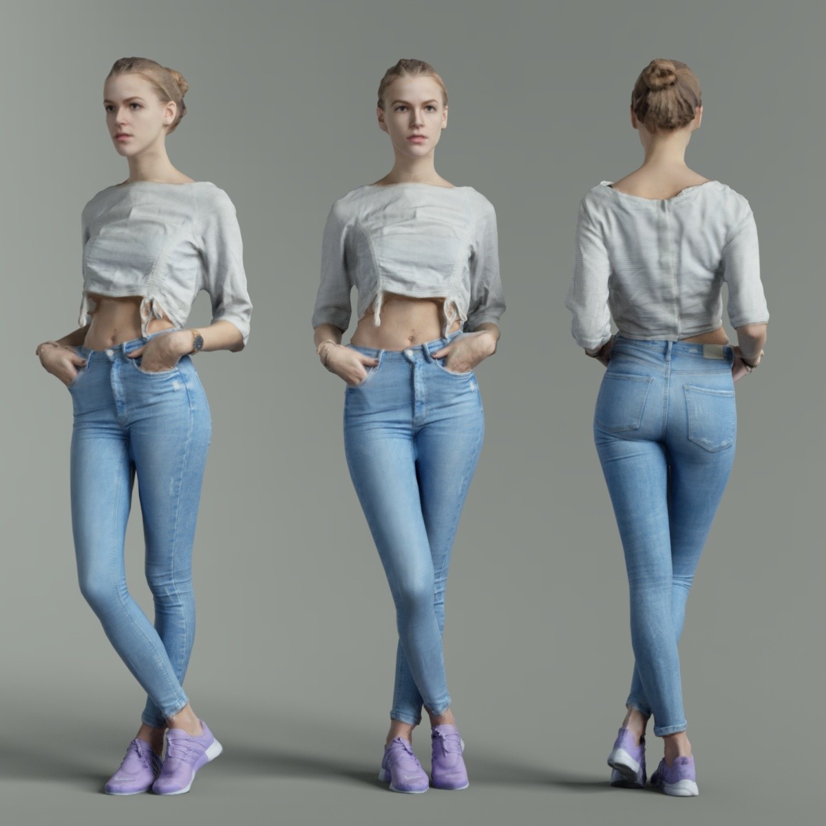 Jeans girl in Yahoo fait