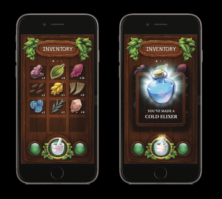 ArtStation Apothecary game menu
