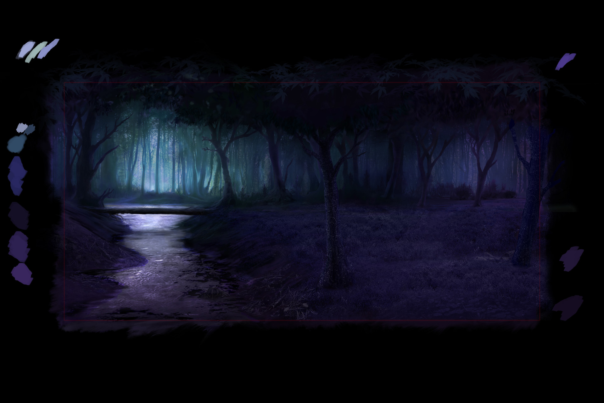 Artstation Matte Painting Forest 1 Jonathan Acosta