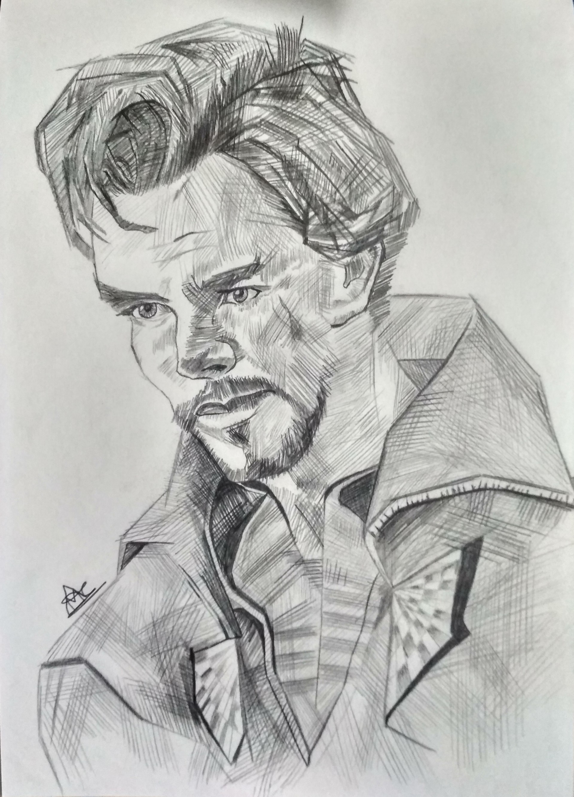 Benedict Cumberbatch Drawing Pic  Drawing Skill