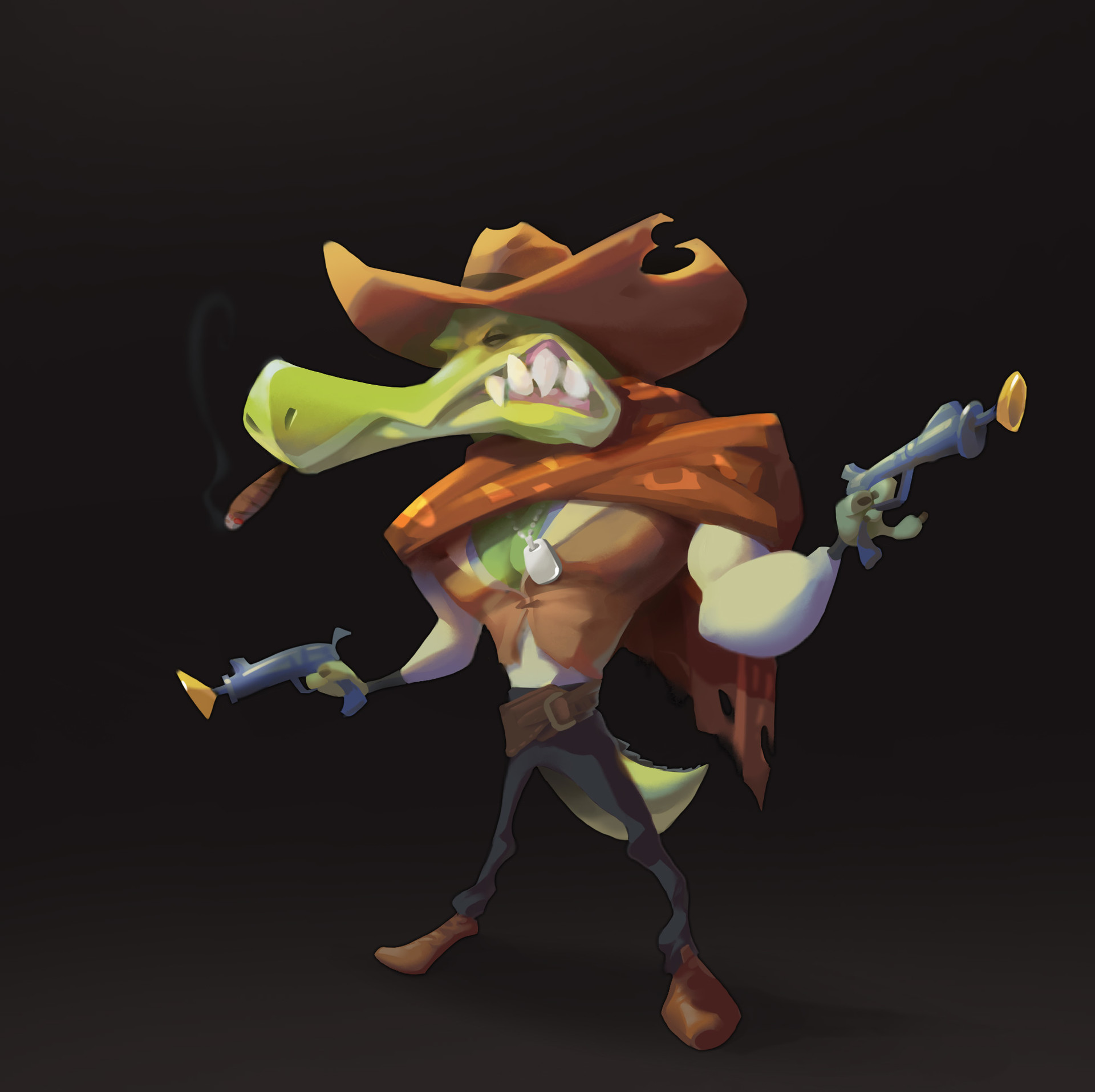 Cowboy alligator outlet