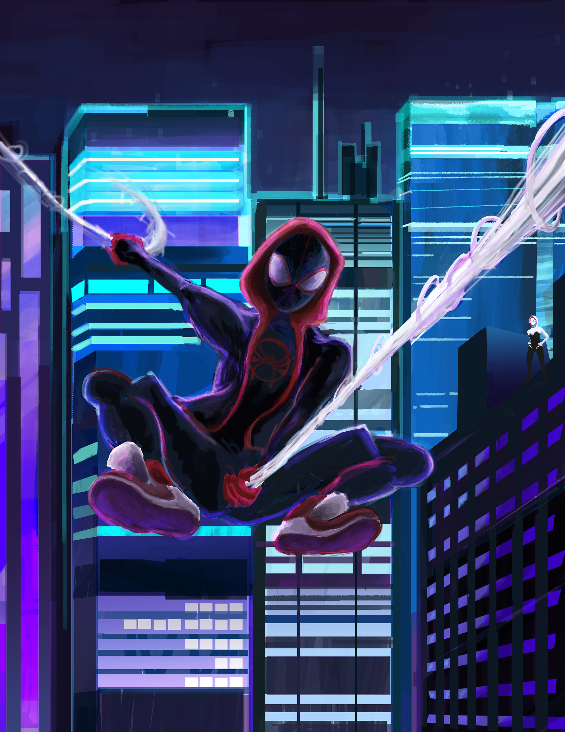 ArtStation - Into The Spider-Verse