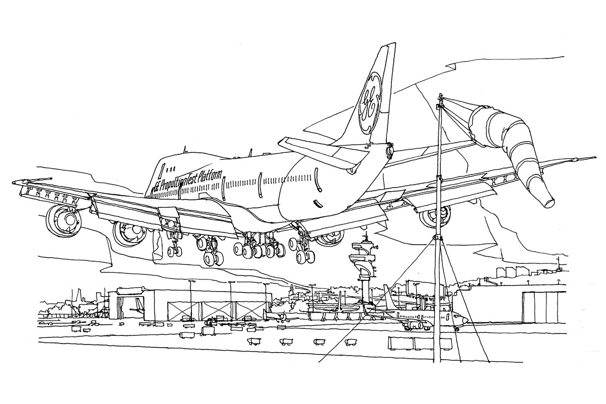ArtStation - The last 747-100: Lines