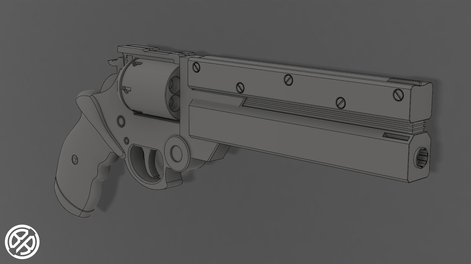 Artstation Trigun Agl 45 For 3d Print Blackring Props