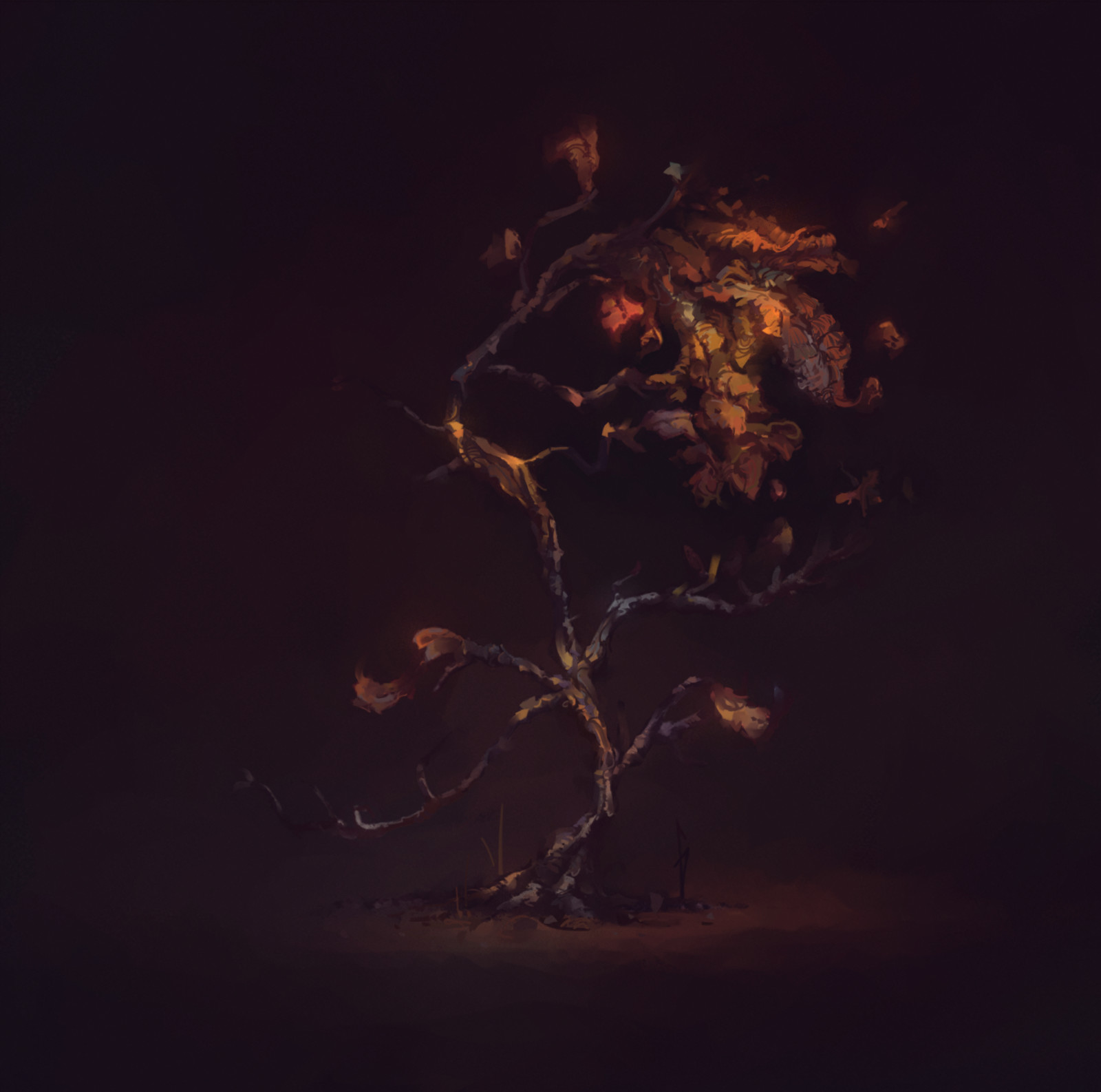 Artstation Abstract Surreal Tree Design Florian Gohlke