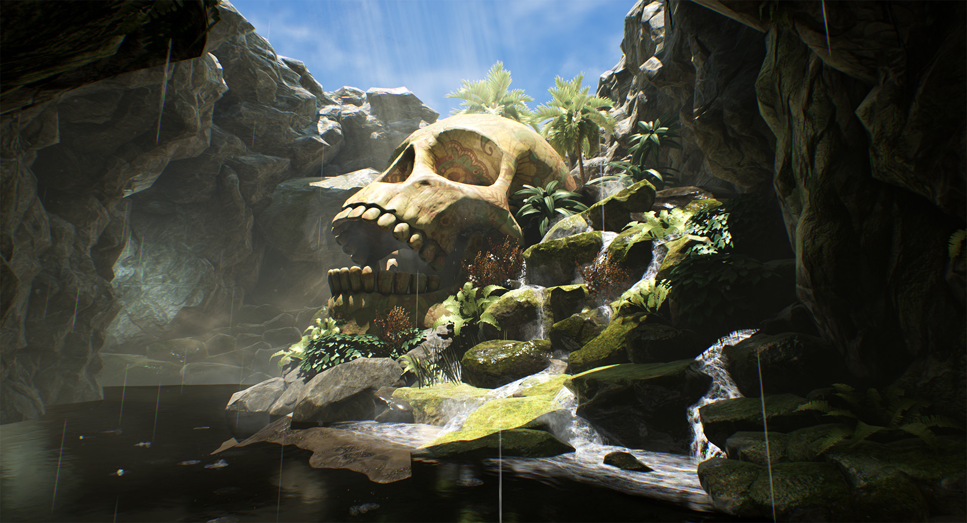 Artstation The Skull Cave