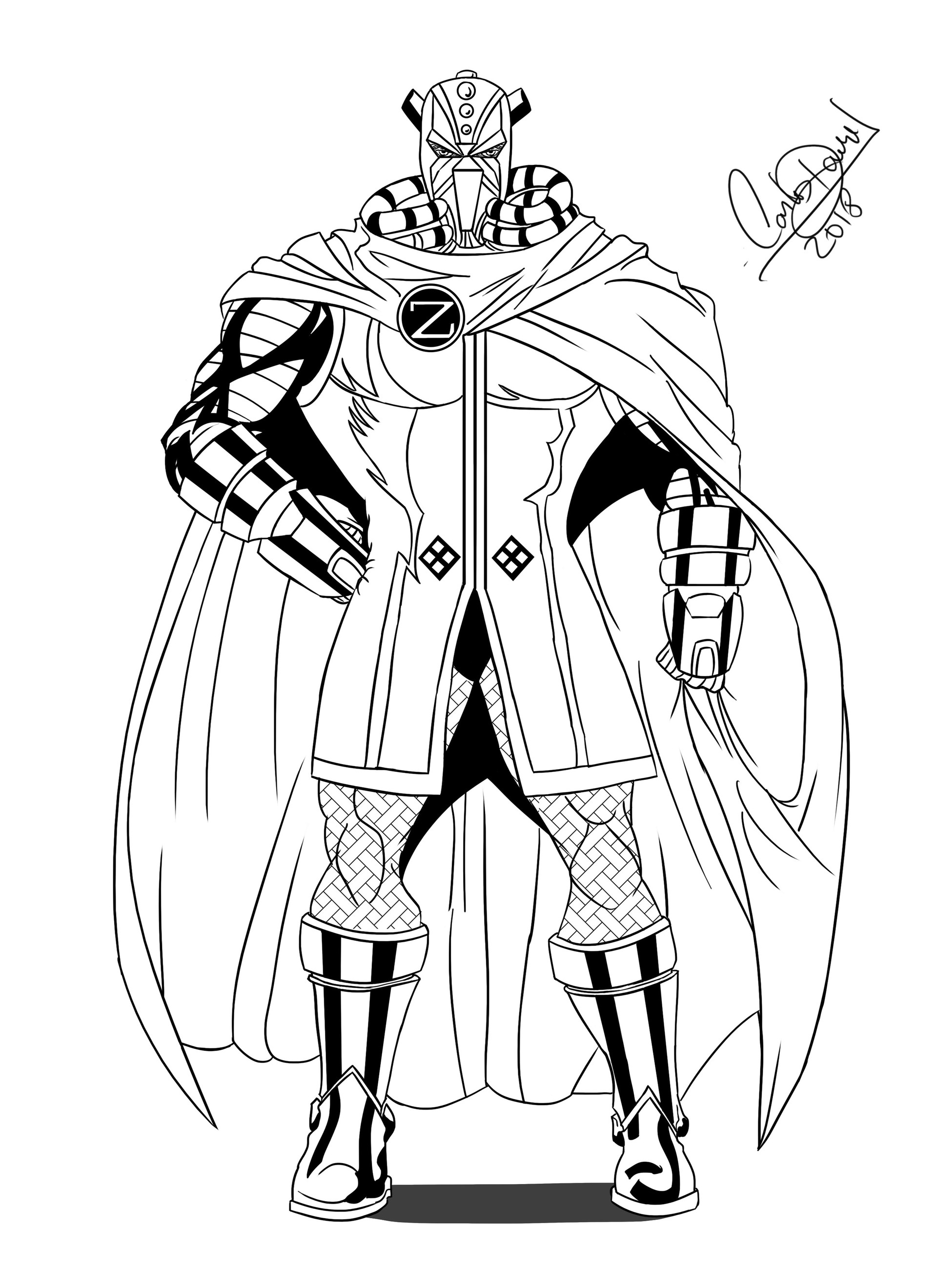 ArtStation - redesenhado de Zod