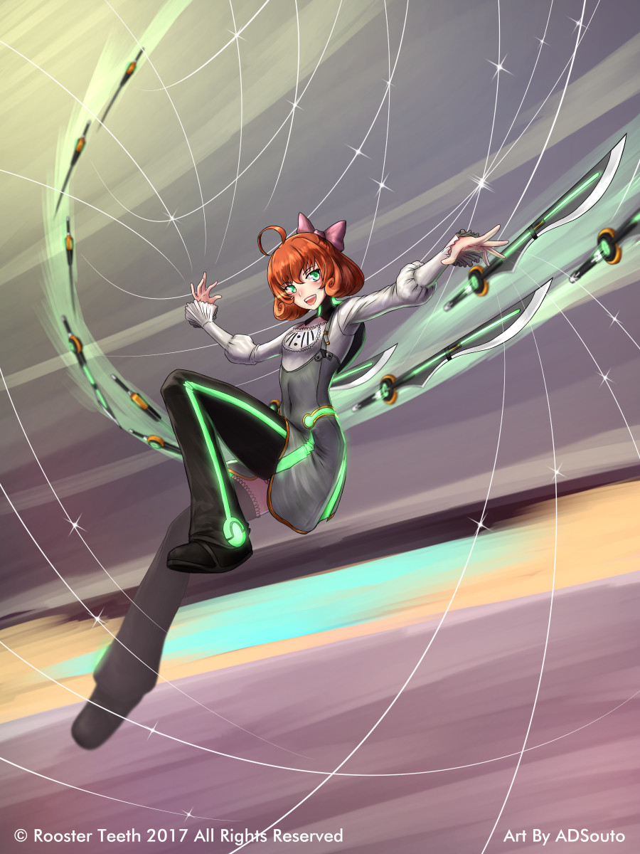Artstation Rwby Combat Ready Penny Polendina Cards Alexander Souto