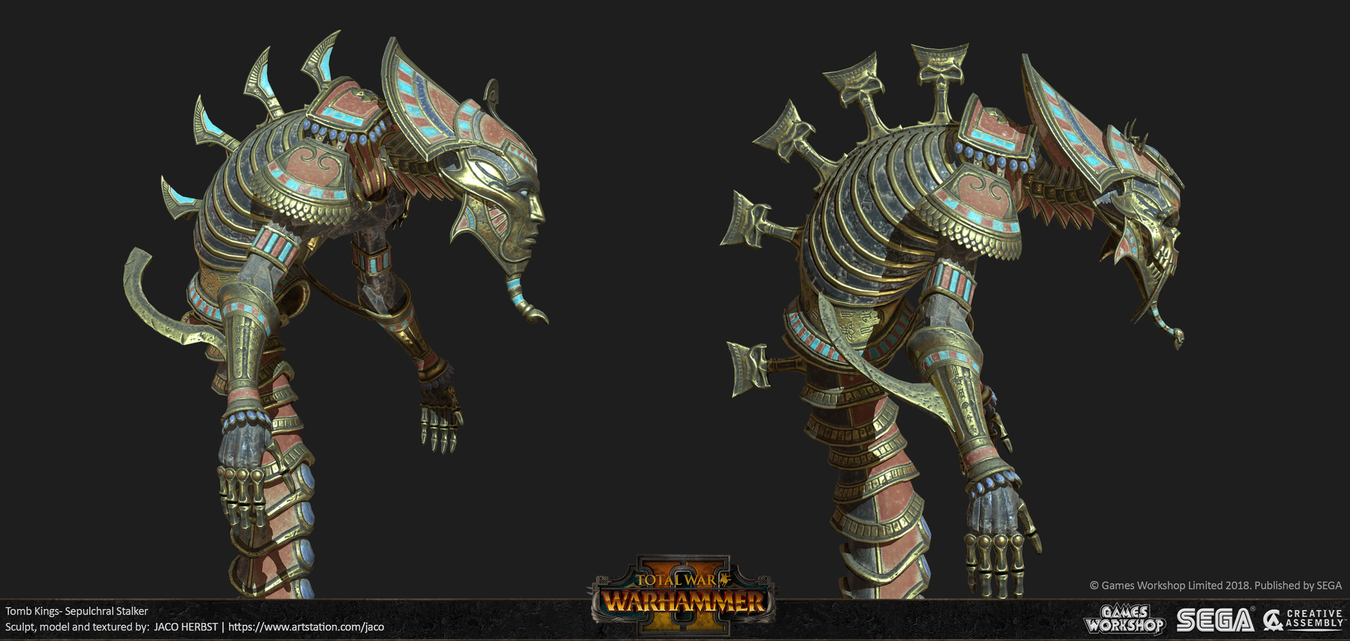 ArtStation - Tomb Kings Sepulchral Stalker