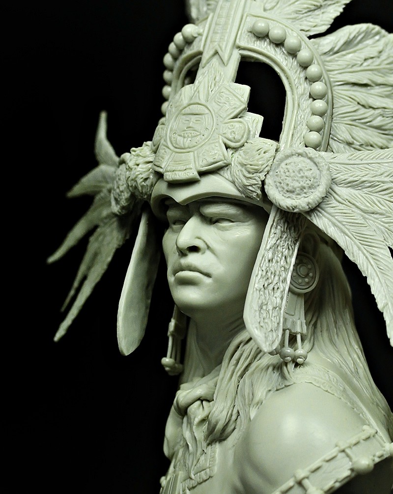 Roberto Chaudon - Aztec Bust (more pics)