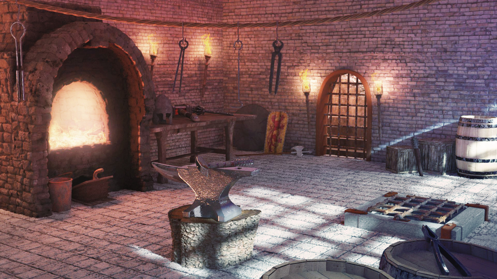 Medieval blacksmith