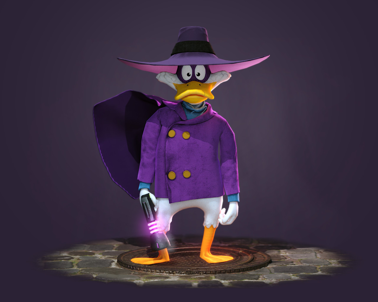 Artstation Darkwing Duck Artur Gizzatullin