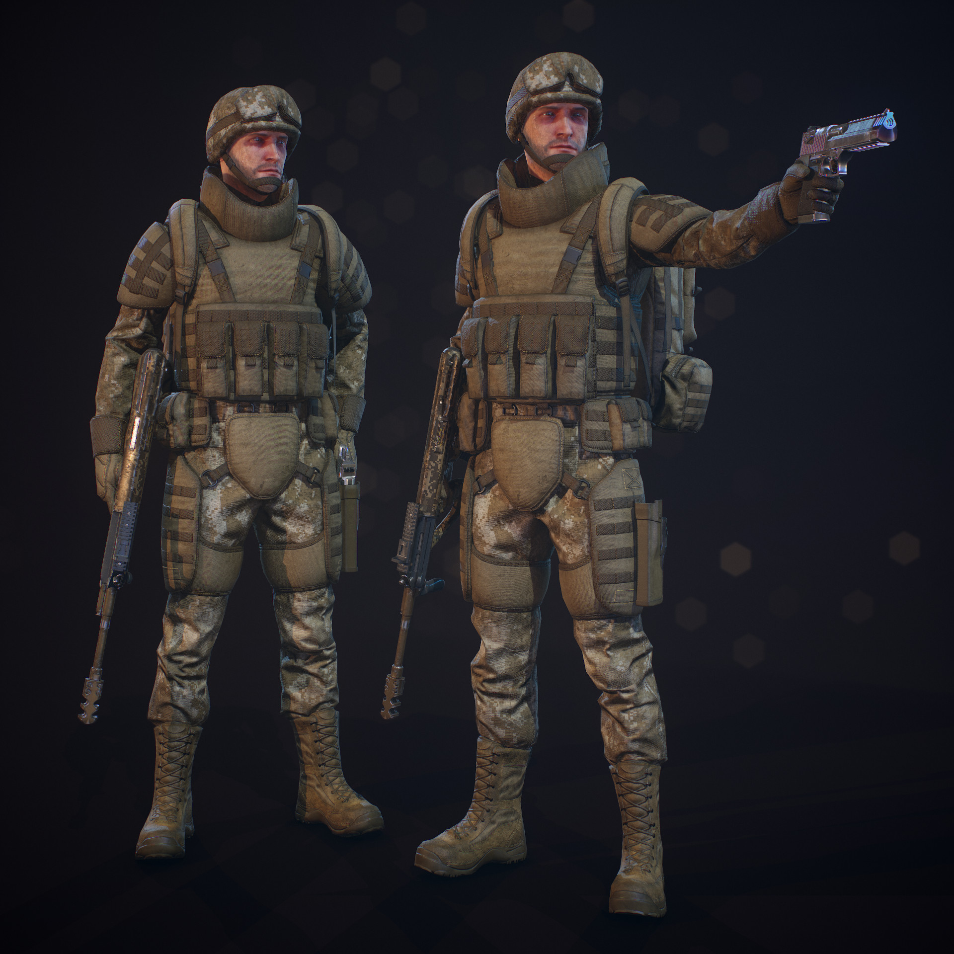 ArtStation Desert Soldier