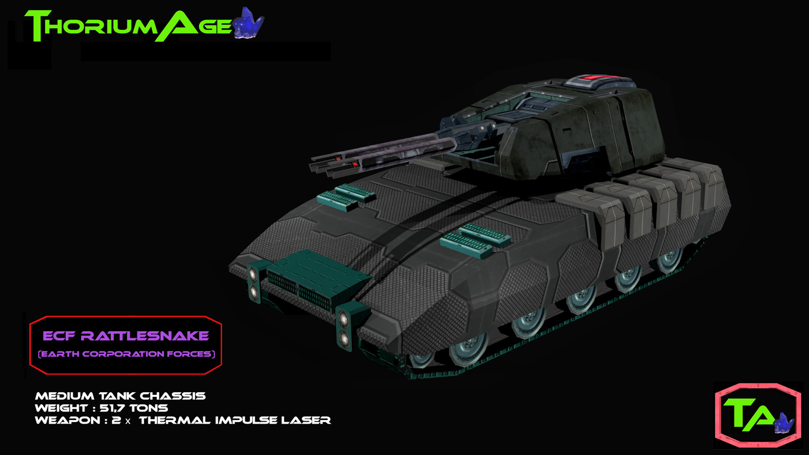 Rattlesnake, Medium Tank (Laser)