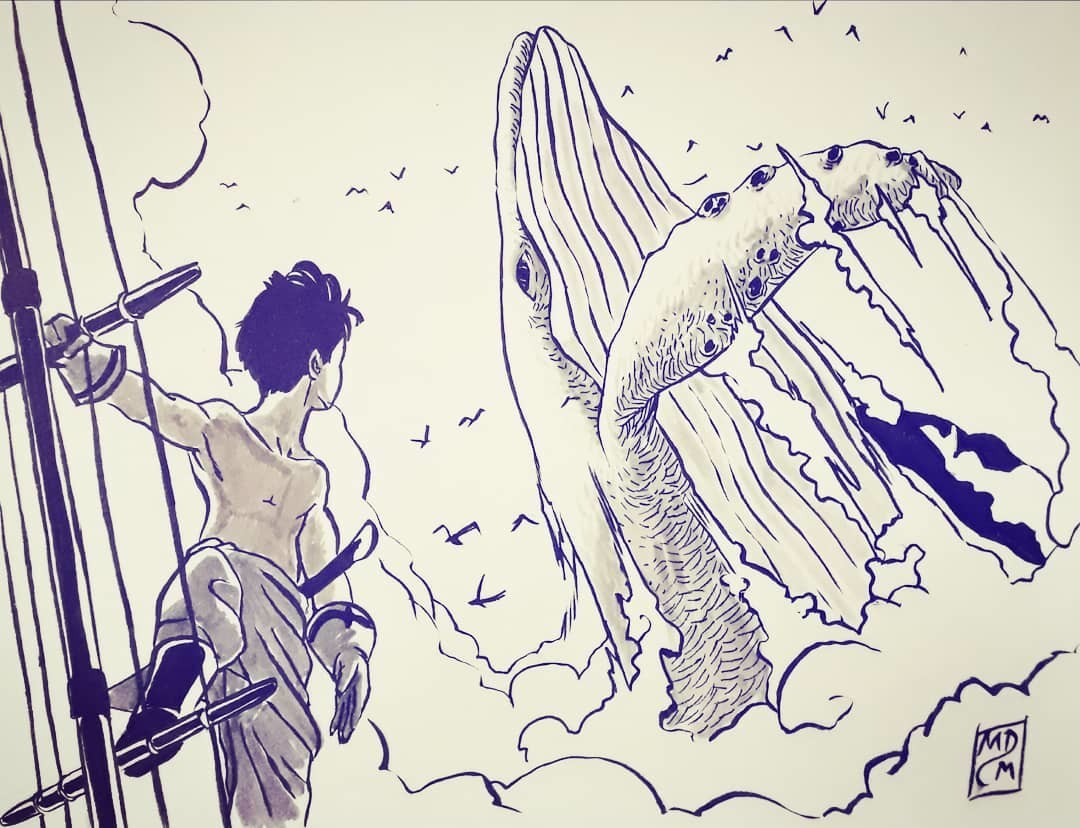 Inktober 2018 - "Whale"
