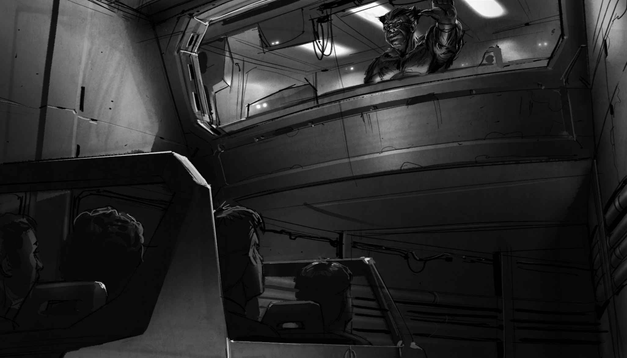 As we pass under the control room, Beast reassures us that we are in good hands...