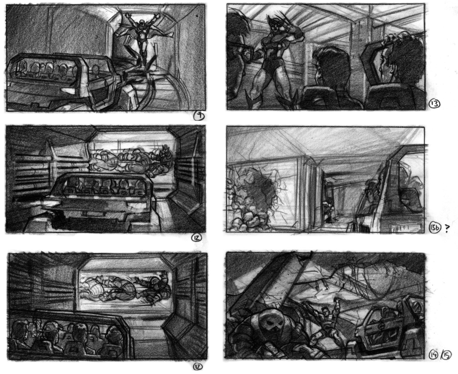 A sample page of Prismacolor thumbnails. 