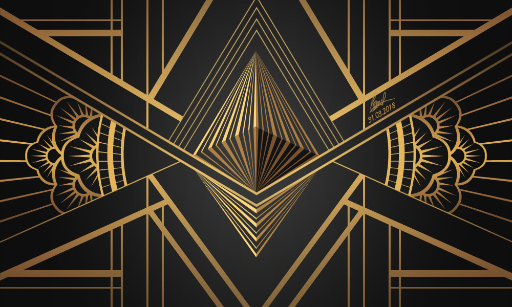 Art Deco [Ethereum Edition] ^.^ Crypto Logo Art Challenge - Entry ^.^