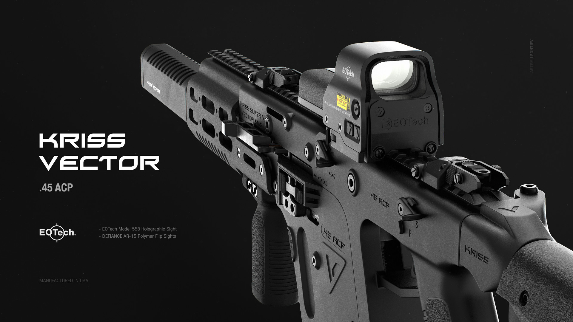 Artem Leontiev Kriss Vector .45 ACP