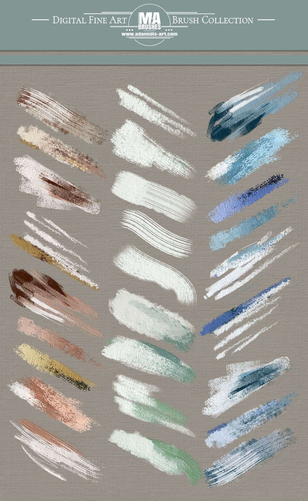 Best Photoshop Painting Brushes with realistic Oil Texture