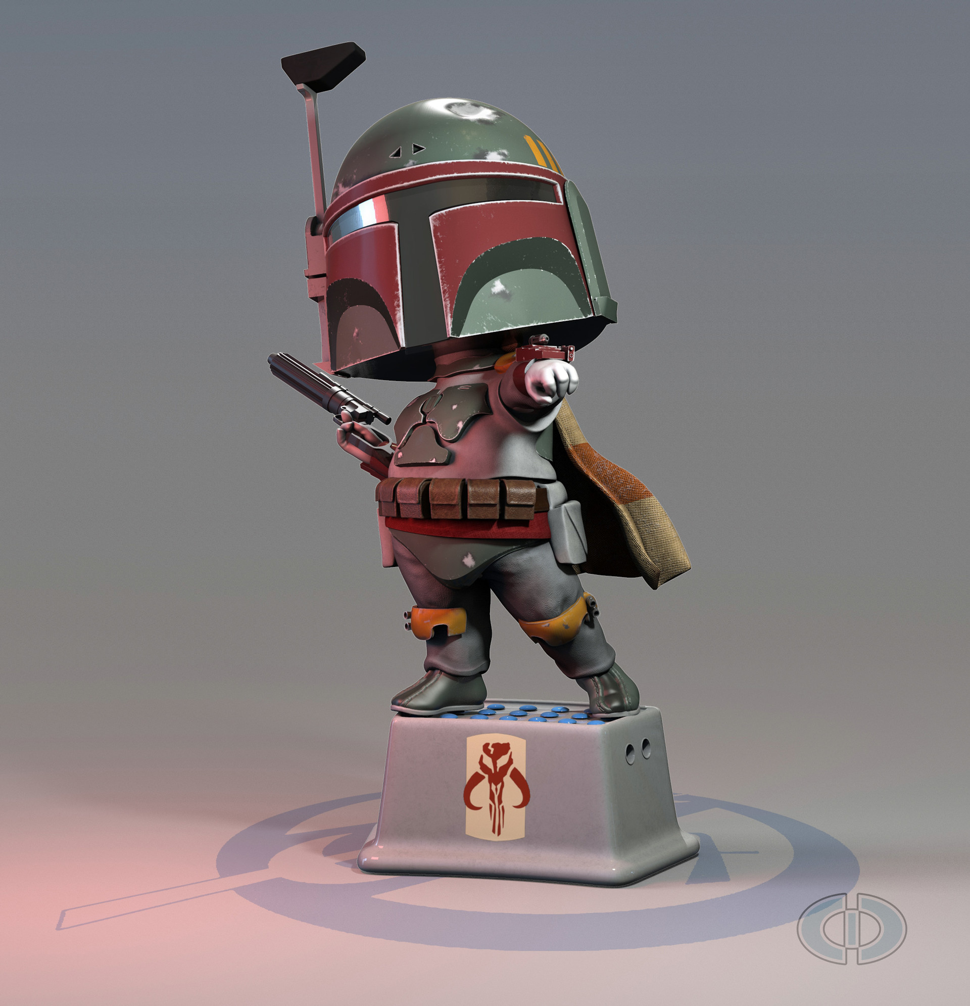 Darío Martín - BOBA FETT CHIBI