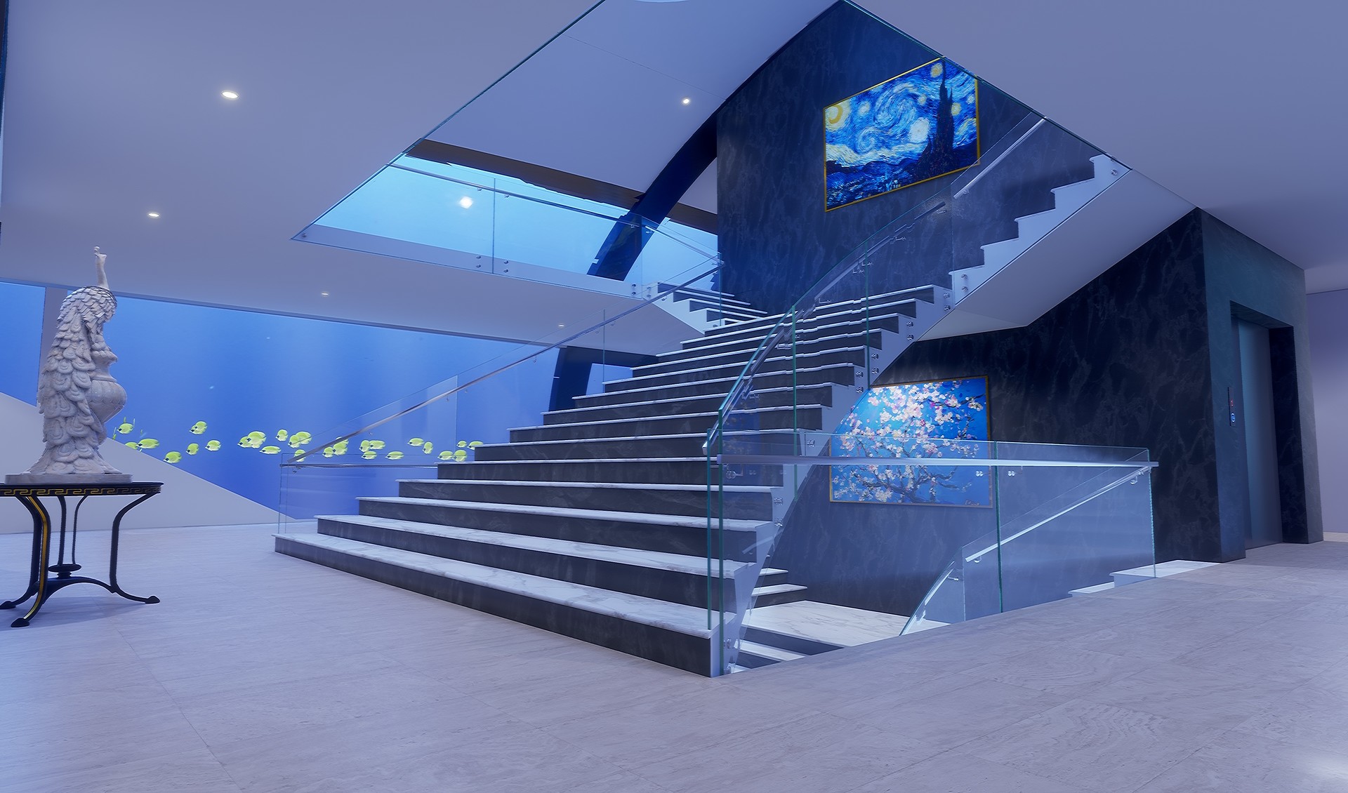 Orhan YILMAZ - Submarine Hotel Design (Unreal Engine 4 / UE4)