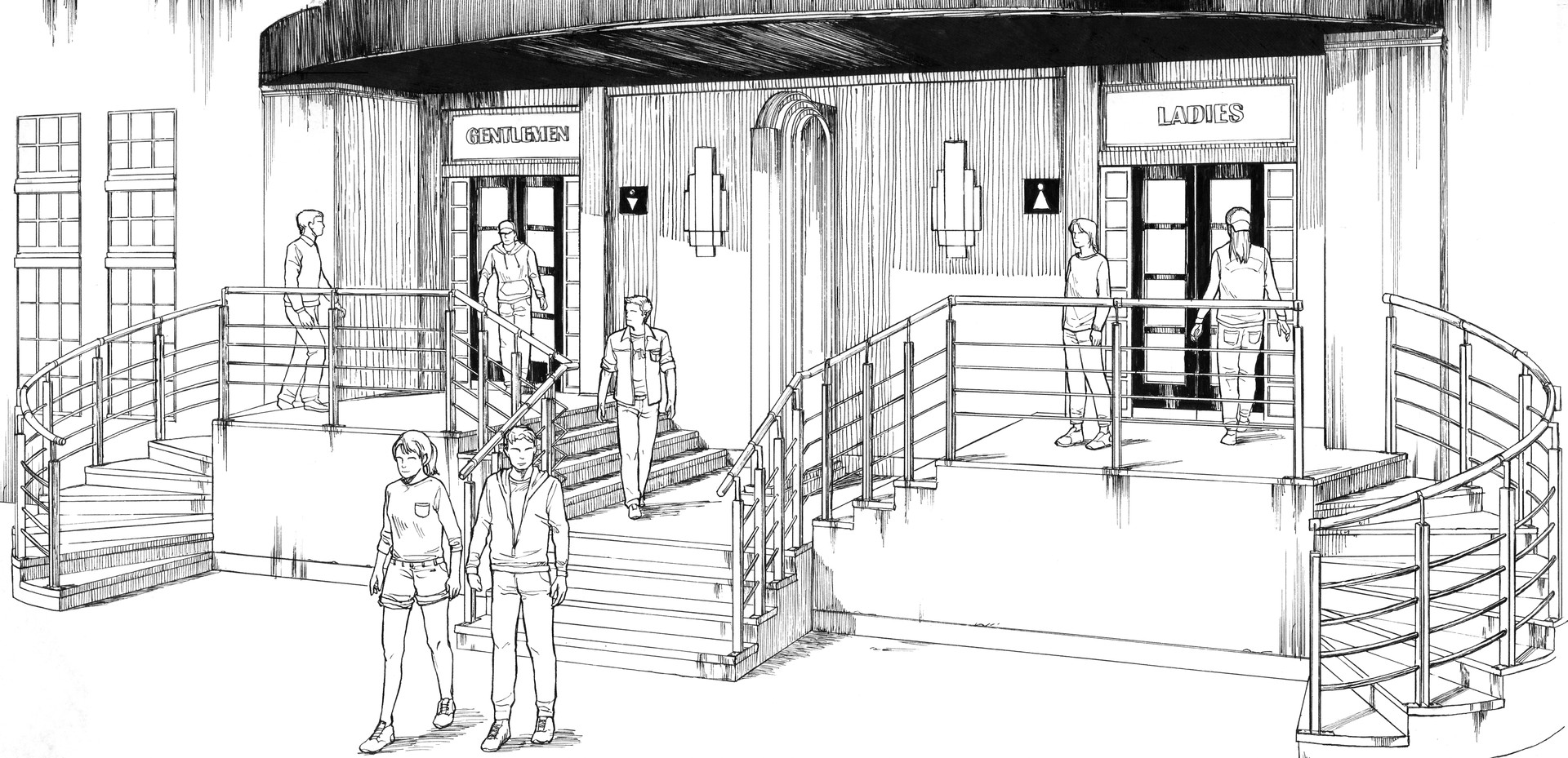 Theme park sketches