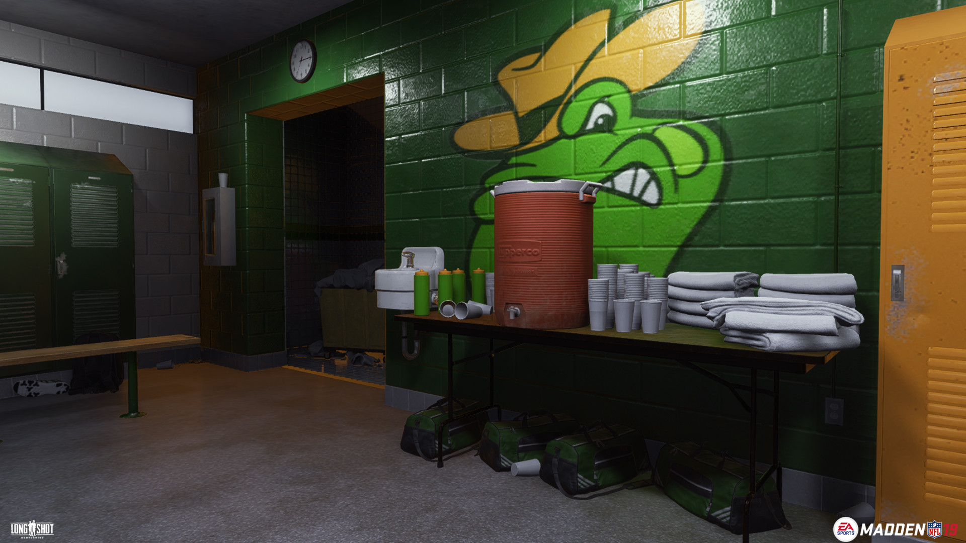 Artstation Mathis High School Locker Room Madden 19
