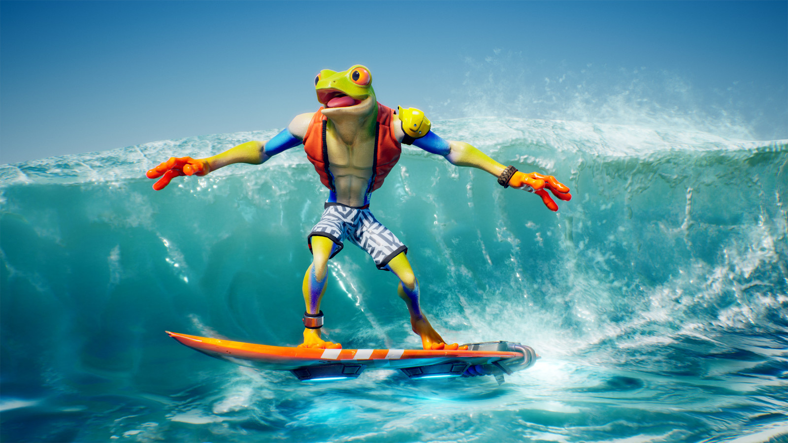 Glenn Donaldson Frog Surfer Dude