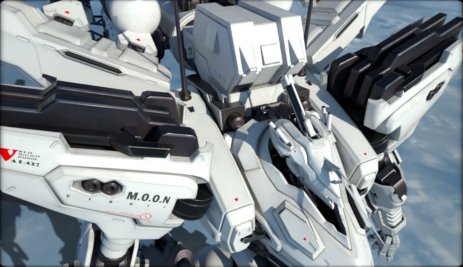 Artstation Armored Core Moonlight Binjie Lee