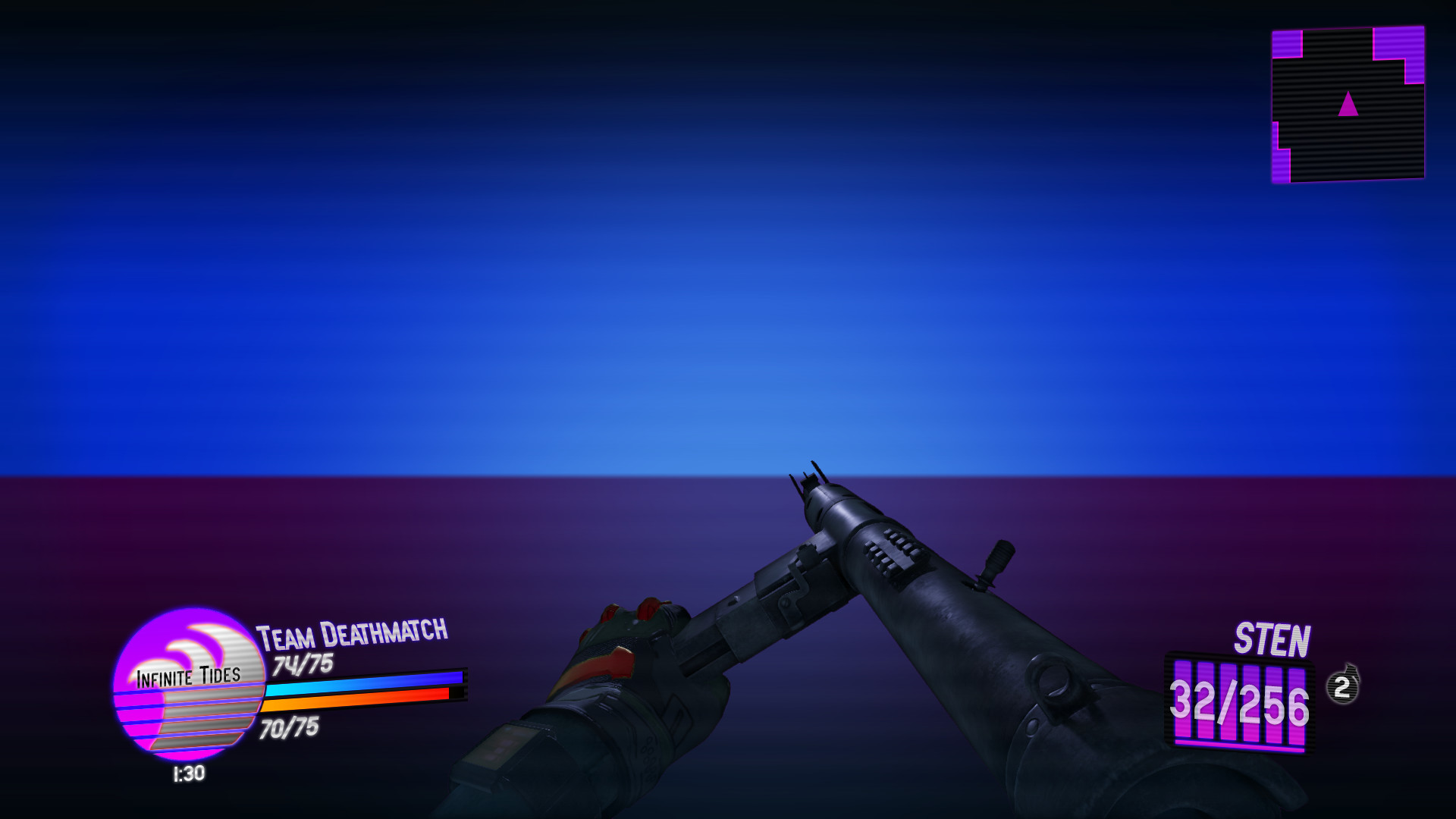 Vertti Rönkkö - Synthwave FPS HUD Concept