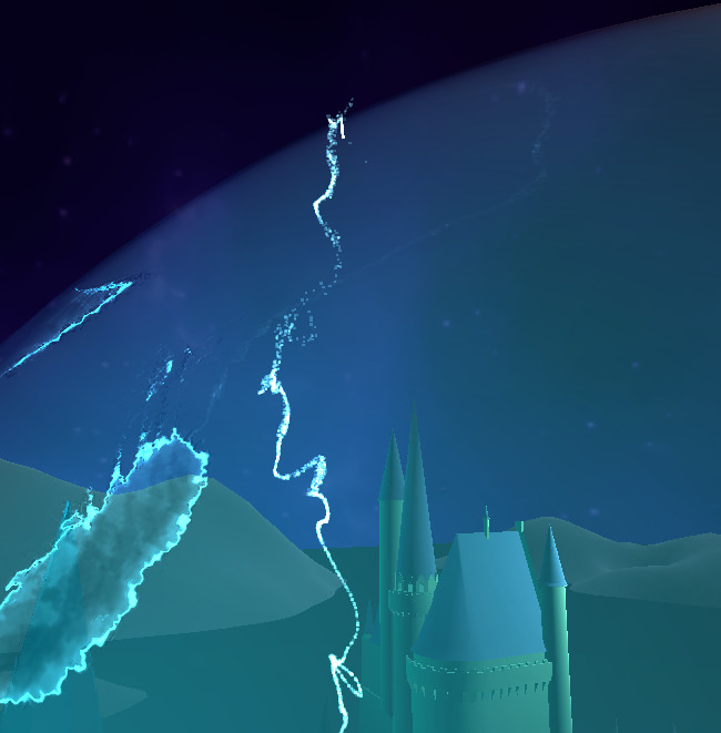 Adding some particles inside, for the spells.