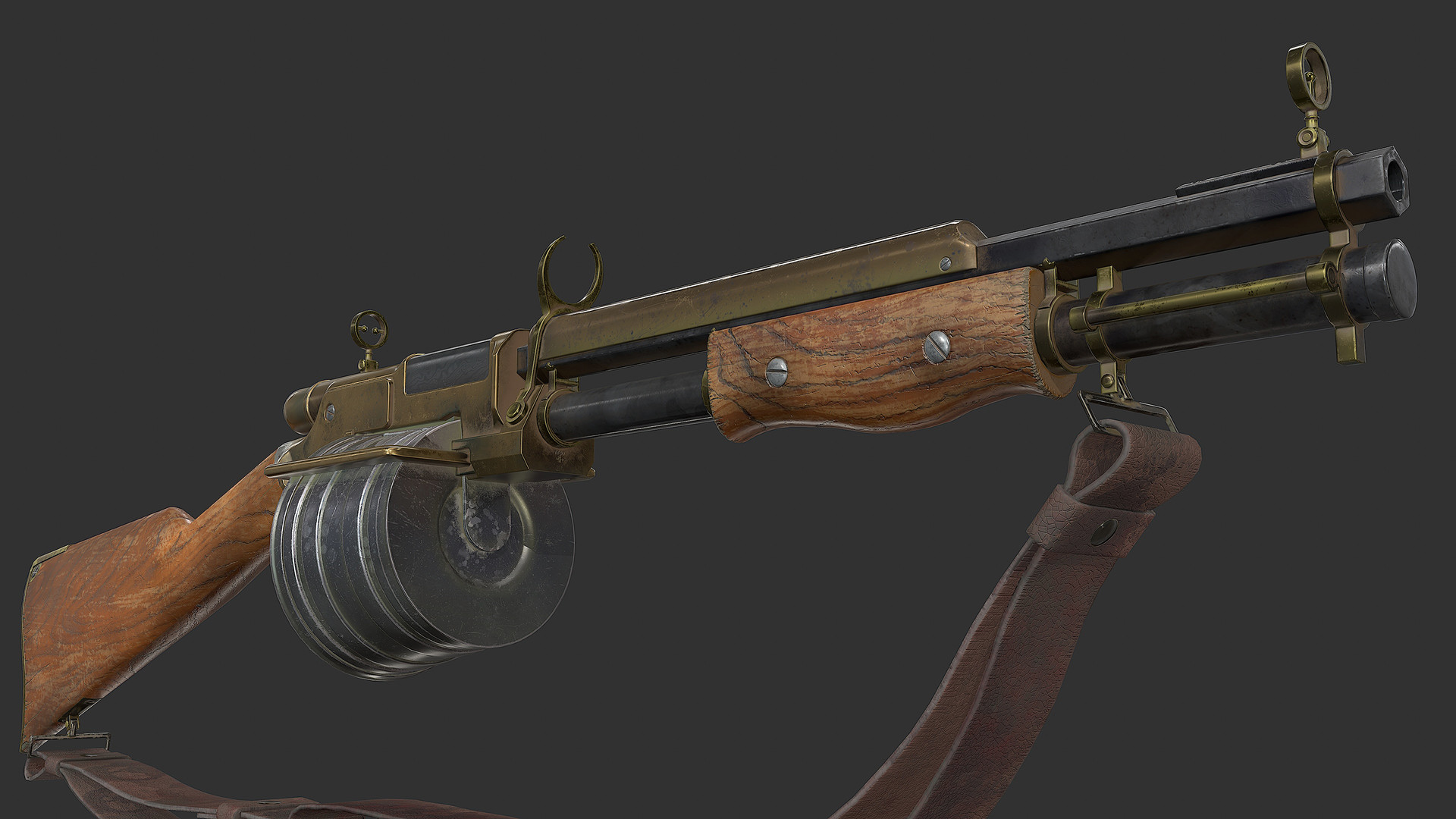 Oleksander Fedotov Steampunk Rifle