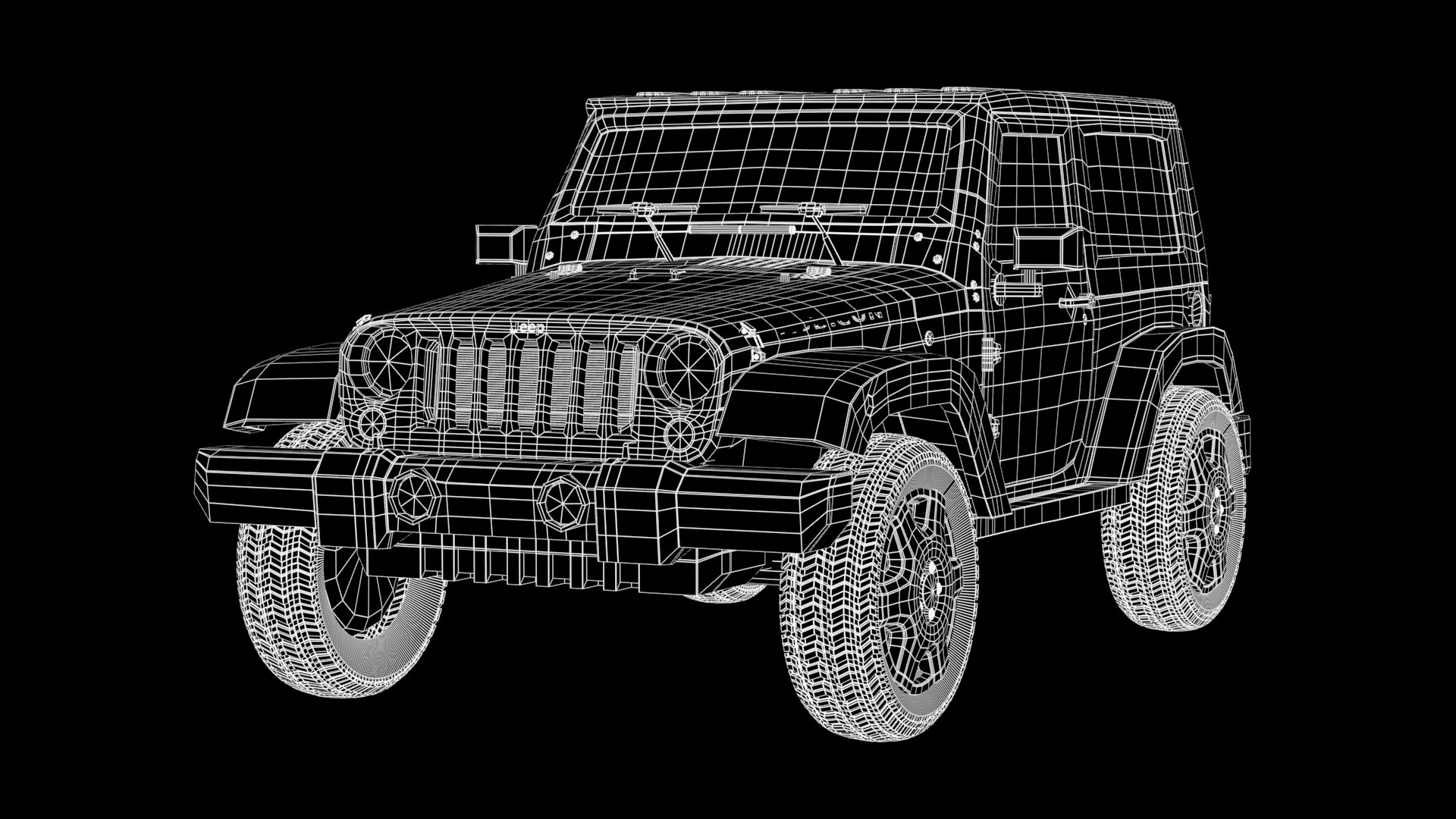 Roxane Marcé - 3D Jeep Wrangler Rubicon
