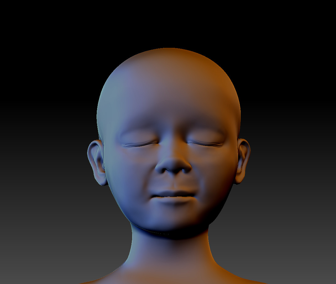 Child Bust Front