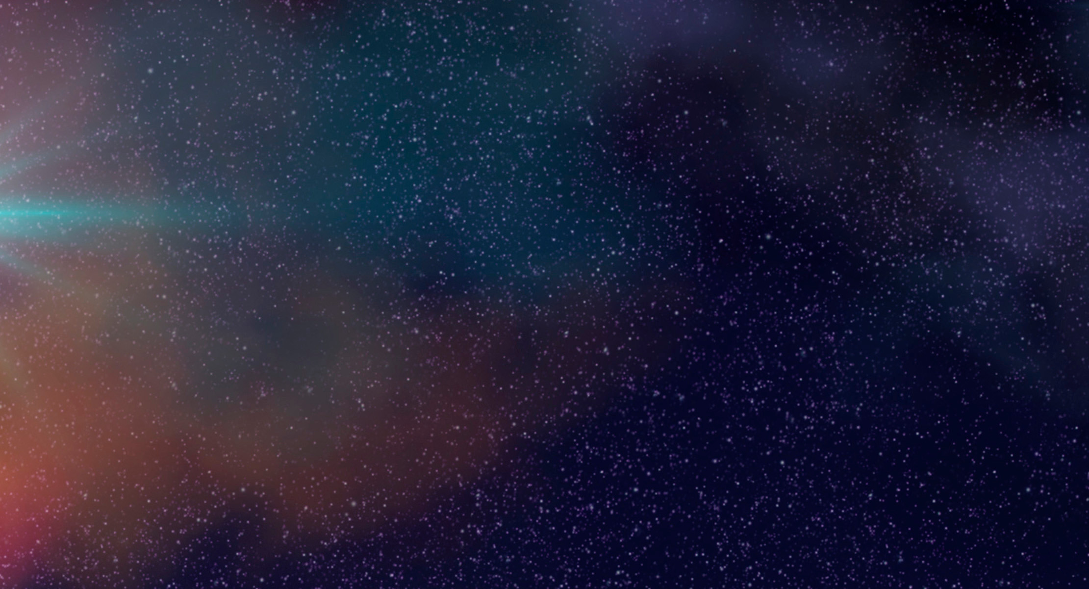 Our sister ships turn away across a clear field of stars, and as we follow—