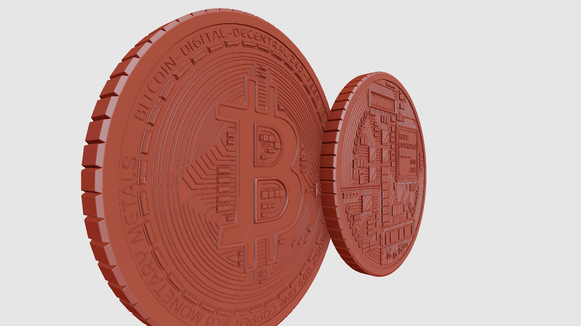 Esmilesvfx Businge Ismail - bitcoin token made in blender