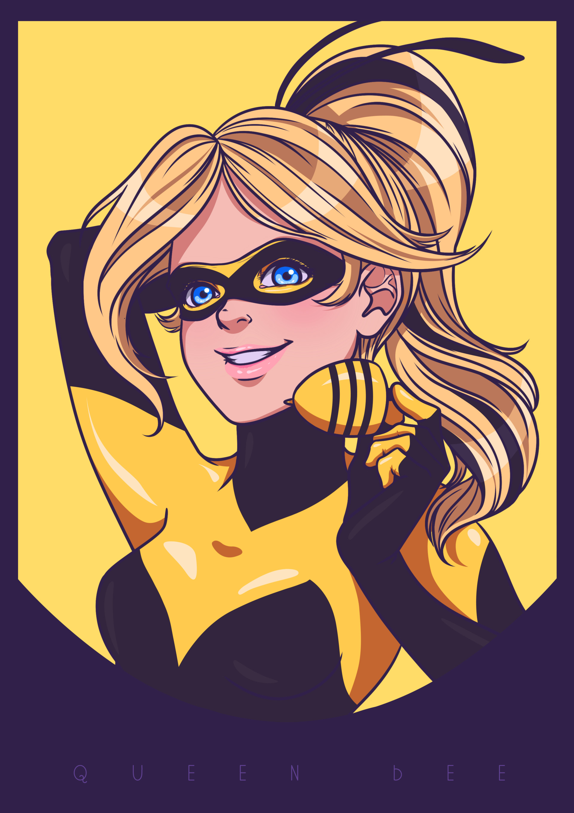 Florencia Barranuz Queen Bee Poster