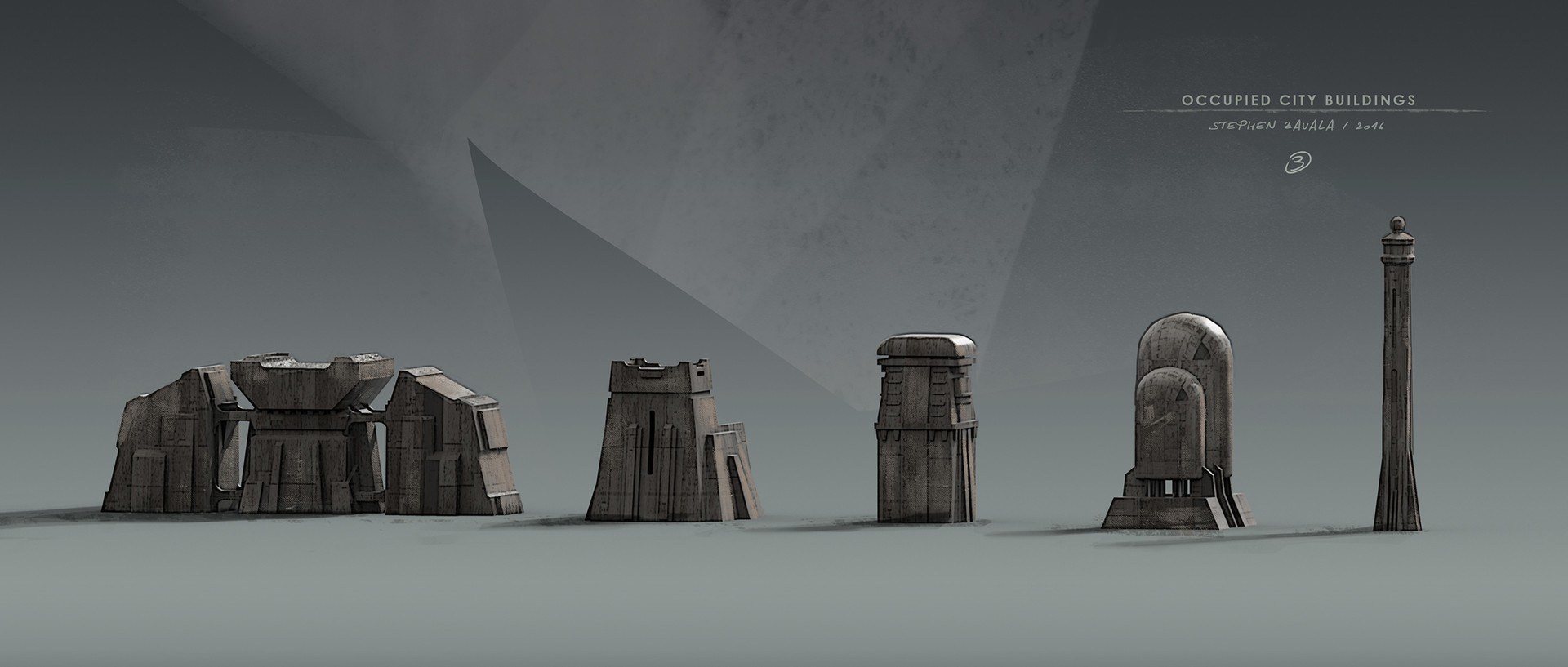 Artstation Jedha Buildings