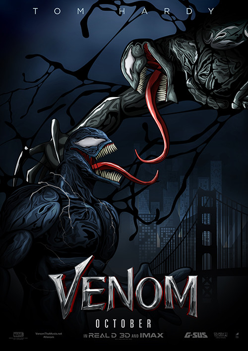 Jesus Prado Alternative Movie Poster Venom V3 Art Print