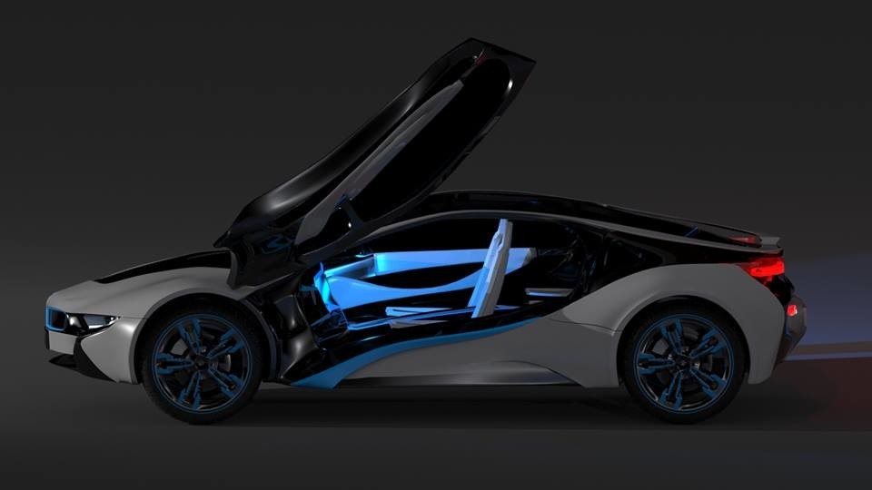 Institut Grasset BMW I8 par Mathieu Rioux