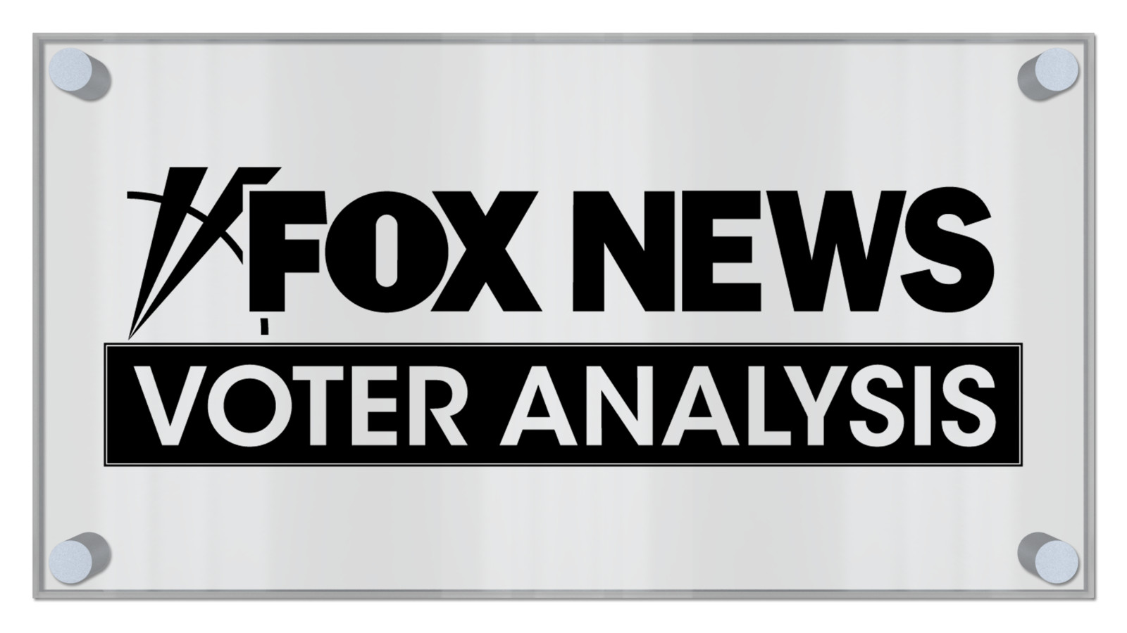 Glass plate with logo.
©FOX NEWS CHANNEL