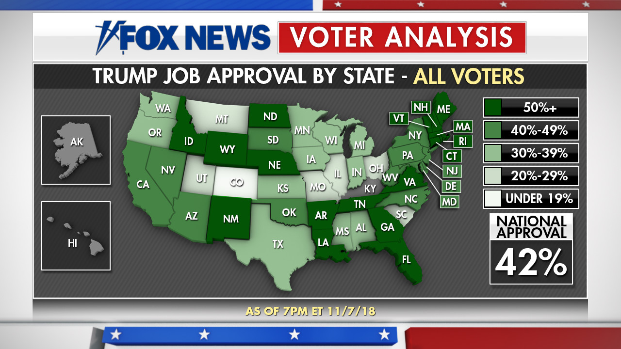 Voter Analysis concept design for Election Night 2018.
©FOX NEWS CHANNEL